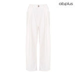 에이비플러스 에이비플러스 AB PLUS ab plusab plus 코듀로이 원버튼 핀턱 디테일 팬츠 L