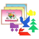 초등 수학교구 공간지각향상 플라스틱 칠교판 장난감 블록 관찰력 언어