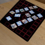 카드용 비오아이 2인용 호환 플레이매트 - TCG 보드 게임용 배틀매트 스타디움 트레이너용