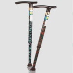 고급 꽃무늬 고령자용 지팡이 어르신지팡이 신니어지팡이 의료용지팡이