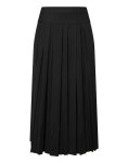 헤지스레이디스 스테디셀러 블랙 플리츠 스커트 wssk4d905bk