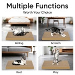 AGYM 고양이 스크래처 4팩 리필 스크래칭 패드 카드보드 고양이가 긁기 쉬운 대형 보드 4 Packs Refill