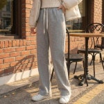 여자 데일리 기모바지 겨울 밴딩바지