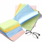 베이직안경닦이융 100개입 안경 닦이천 크리너 수건 안경천 딱이 닦이 닦기 극세사 가정용 선그라스