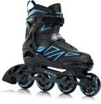 PAPAISON 소년 인라인 스케이트 5-8세 8-12세 청소년을 위한 조절 가능한 크기 초급 롤러 블레이드