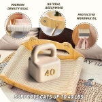 펫젠 가든 사이잘 고양이 스크래처 대형 실내 고양이용 라운저 침대 - 나무 패드 내구성 리클라이너 의자 스타일리시 소파 2-in-1 해먹 대형