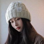 여성 겨울 꽈배기 비니모자 니트 털모자 겨울비니 방한 모자