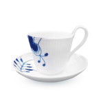 로얄코펜하겐 플루티드 메가 하이핸들 커피잔소서