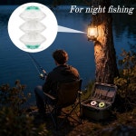 ZAVOUS 20팩 랜턴 맨틀 2개의 클립이 3겹 램프 커버 어코디언 모양의 흰색 교체 쉐이드 벌크 야외 캠핑 자연광