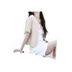 에잇세컨즈 스트링 반소매 카디건 11545AAY1A