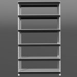 컬러믹스 앵글선반 폴던스랙 500 300 높이 1900 6단 앵글 1 6t 고급코팅상판