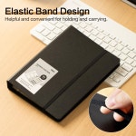 델리 델리 델리 명함 보관함 정리함 휴대용 사무실 180장의 카드 검은색