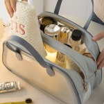 2단 세면 메쉬 물빠짐 분리 보관 세면백 방수 가방