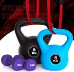 릴리풀 8개 저항 밴드 교체 운동 기구용 신축성 다리 발목 스트랩 남성 근력 피트니스 체육관 홈