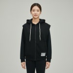 조이마담 레터링패치 특기모 집업 후드 조끼 j3398