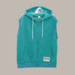 조이마담 레터링패치 특기모 집업 후드 조끼 j3398