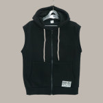 조이마담 레터링패치 특기모 집업 후드 조끼 j3398