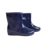 보생 반장화 청색 여성용 미끄럼 방지 장화 방수 안전화 여성 주방 EVA장화 가벼운 농사 작업 고무 신발