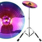 크로바 크로바 크로바 컬러풀 1번 심벌 세트 스탠드 고고장구용 장구 난타 드럼