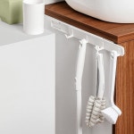 무타공 다용도 슬라이딩 후크주방 욕실 옷장 공간정리 고리형 걸이
