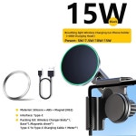 모델 Y 주니퍼 3 하 사이버트럭 씰 차량용 핸드폰 거치대 15W 마그네틱 무선 충전 T Gr n LED 1개