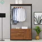 드레스룸 옷정리 시스템행거 1200 넓은 모던한 옷장 수납가구 사무실 G5192