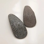 제이로렌 트라이앵글 큐빅 헤어 똑딱이 핀 H0569