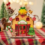 크리스마스 입체하우스 LED무드등 만들기 겨울만들기체험 초등미술키트 집콕놀이재료