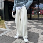 아레스 아레스 히트 소프트 헤비 후리스 와이드팬츠