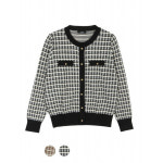 레코브 트위드 스웨터 lc41dxkn014e