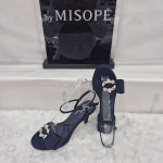 미소페 큐빅 리본 스트랩 샌들 112hh424fy008