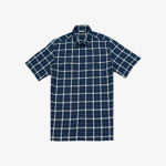 크로커다일 윈도우 체크 반팔 남방 CDAABWS2433