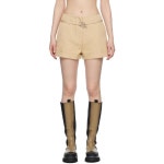 GANNI 벨트 쇼츠 F7658