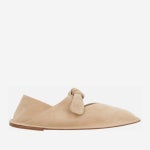 헤레우 보우 장식 레더 플랫 슈즈 LLSSWFS250056 OAT