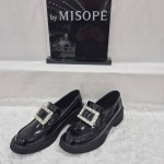 미소페 보석 장식 포인트 로퍼 112hh419hp009