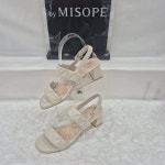 미소페 누빔 스트랩 샌들 112HH224YD020