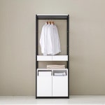 800 시스템 행거 와이드 옷걸이 서랍 수납장 거실 서재 드레스룸 키큰