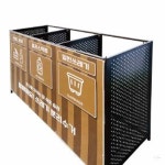 온지니 디자인분리수거대 X 1구 500x 스텐분리수거함 200L H1050