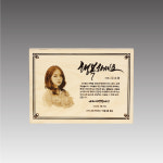 자작나무 레이져 상패 G4389