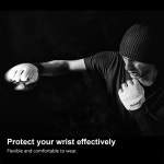 신루잉 펀치백 복싱 무술 MMA 스파링 그래플링 무에타이 태권도 훈련 PU 가죽 손목 랩 장갑 X-Small