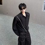 원더맨 남자 데일리룩 셔츠 솔리드 사초가을 패드 캐주얼 긴팔 KUK3