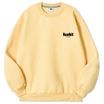 벤힛 벤힛 BASED 코튼 스웨트셔츠 맨투맨 레몬옐로우