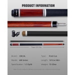 CRICAL 탄소 섬유 수영장 큐 스틱 147 58 12 프로 테이퍼가 낮은 편향 탄소 섬유 샤프
