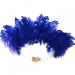 테마 벨리 장식용 타조 깃털 부채 WFKMUS2