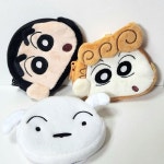 울리불리 짱구 카라비너 파우치 동전지갑 카드지갑 키링 스트랩 짱아 흰둥이