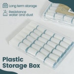 당구장 큐 팁 - 스누커 홈 클럽 바 게임을 위한 보관함 가죽 헤드가 당구 스틱 슬립온 교체 액세서리 키트 SOLROS 22PCS