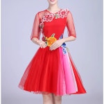 쌍천 댄스복 난타 아랑 장구 고고 의상 공연복 무대복 원피스 A25111515