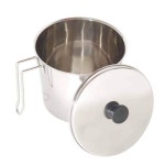 스텐 소형 2L 음식쓰레기통 주방음식물통 87771ea 1 PC