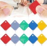 10피스 사각 플라스틱 바늘 실타래 2024년 모든 크기의 손 바느질용 자동