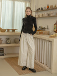 던드롭 던드롭 DD Pleated slim fit top